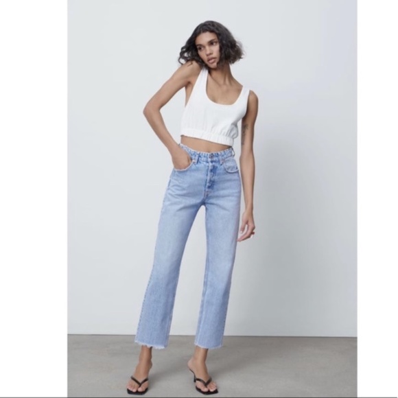 Zara Jeans New Zara High Waisted Jeans Poshmark